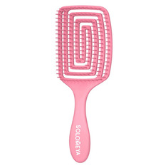 Wet Detangler Brush Paddle Strawberry Расческа для сухих и влажных волос с ароматом клубники Solomeya