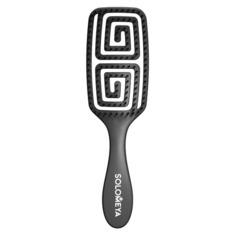 Wet Detangler Brush Rectangular Grape Расческа для сухих и влажных волос с ароматом винограда Solomeya