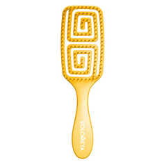 Wet Detangler Brush Rectangular Mango Расческа для сухих и влажных волос с ароматом манго Solomeya