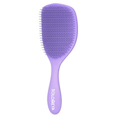 Wet Detangler Brush Cushion Lavender Расческа для сухих и влажных волос с ароматом лаванды Solomeya
