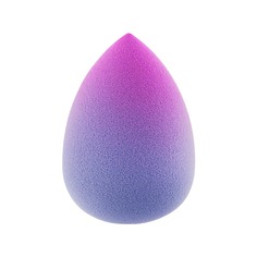 Large Drop Double-ended Blending Sponge Purple Gradient Большой двусторонний косметический спонж для макияжа капля, фиолетовый градиент Solomeya