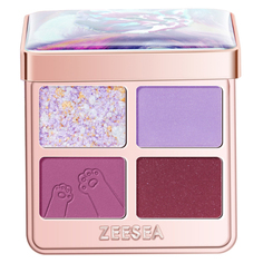 TIPSY KITTY EYESHADOW QUAD Тени для век Zeesea