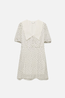 платье женское Платье мини шифоновое с белым воротничком Befree