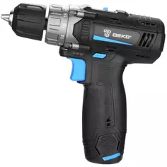 Дрель-шуруповерт аккумуляторная Deko ZKCD12V PRO 084-1015, 12 В Li-ion 2x2 Ач ДЕКО
