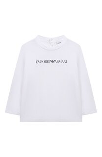 Хлопковый лонгслив Emporio Armani