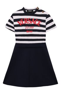 Хлопковое платье Versace