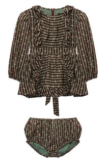 Комплект из платья и шорт Ulyana Sergeenko