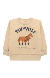 Хлопковый свитшот TINYCOTTONS