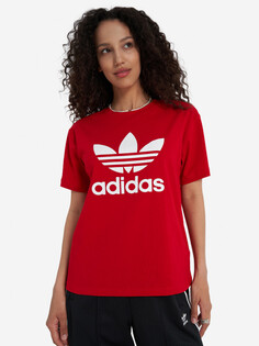 Футболка женская adidas, Красный