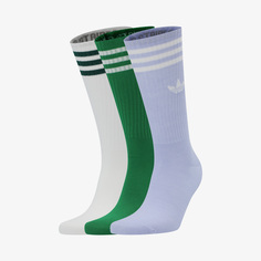 Носки высокие Носки adidas, 3 пары, Фиолетовый