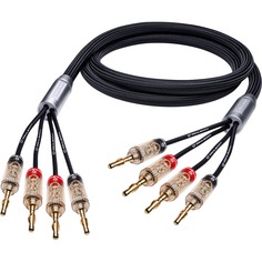 Кабели акустические с разъёмами Oehlbach STATE OF THE ART XXL Fusion Four Cable Set, 2x2,5m, bi-amping w.banana, D1C14324