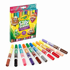 Набор фломастеров CRAYOLA Смываемые двусторонние фломастеры с ароматизатором Silly Scent 10.0