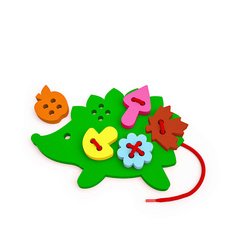 развивающая игрушка ELBASCO Шнуровка для малышей Ежик 1.0 Elbasco