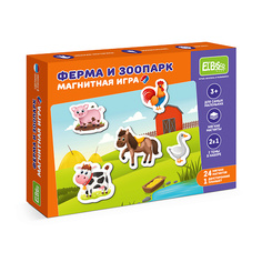 Настольная игра ELBASCO Набор тематических магнитов "Животные.Зоопарк и ферма" 1.0 Elbasco