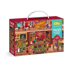 Настольная игра ELBASCO Пазлы для детей Ночь в музее. Картинная галерея 100 элементов 1.0 Elbasco