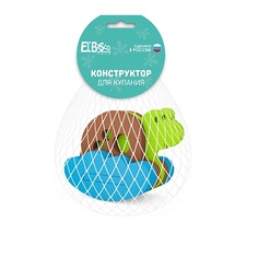 Игрушка для ванной ELBASCO Игрушка-конструктор для купания Черепаха 1.0 Elbasco