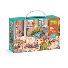 Настольная игра ELBASCO Пазлы для детей Ночь в музее. Палеонтологический музей 100 элементов 1.0 Elbasco