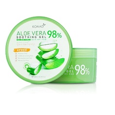 Гель для тела KONAD Aloe Vera 98% Sootning Gel Восстанавливающий и успокаивающий гель для лица и тела 300.0