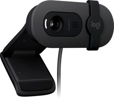 Веб-камера Logitech Webcam Brio 100 960-001585 1920x1080, graphite, защитная шторка