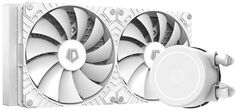 Система охлаждения жидкостная ID-Cooling FrostFlow FX280 WHITE LGA20XX/1700/1200/115X/AM4/AM5 (Al, 2*140mm fan, 800-1600RPM, 76.8CFM, 16.8-32.6dBa, 4-