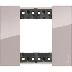 Рамка BTicino KA4802DM LIVING NOW 2 модуля. Цвет "Аура"