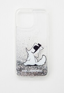 Чехол для iPhone Karl Lagerfeld 14 Pro Max, с жидкими блестками