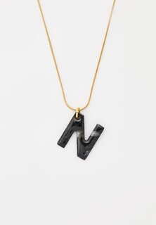 Подвеска Recycle.Object Abc necklace (N) black