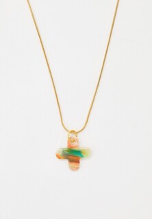 Подвеска Recycle.Object Cross necklace color