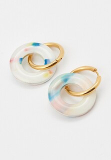 Серьги Recycle.Object Round earrings color