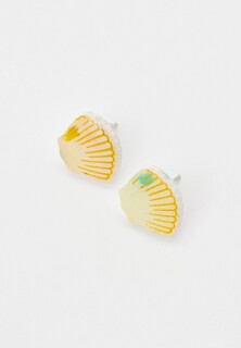 Серьги Recycle.Object Shell stud earrings