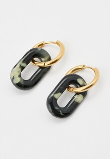 Серьги Recycle.Object Chain collar black