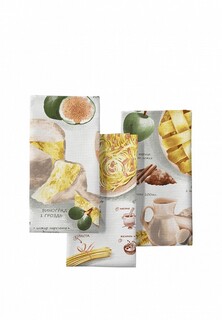 Набор полотенец кухонных Унисон 45х60 (3 шт) Kitchen recipes