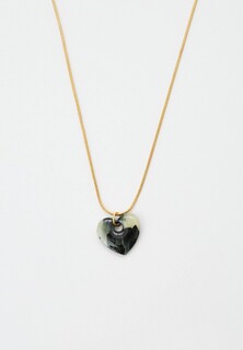 Подвеска Recycle.Object Heart necklace black