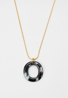 Подвеска Recycle.Object Abc necklace (O) black