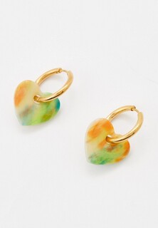 Серьги Recycle.Object Heart earrings color