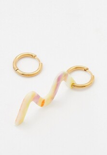 Серьги Recycle.Object Cord earrings color