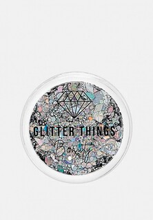 Блестки Glitter Things на гелевой основе, в виде звезд и сердец