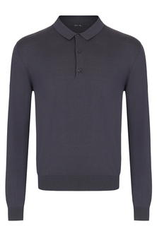 Пуловер BML Base Polo Buttons Neck Long Sleeve, 290133 BML