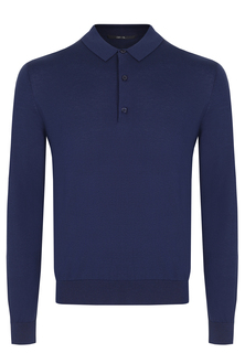 Пуловер BML Base Polo Buttons Neck Long Sleeve, 290134 BML