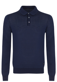 Пуловер BML Base Polo Buttons Neck Long Sleeve, 300100 BML