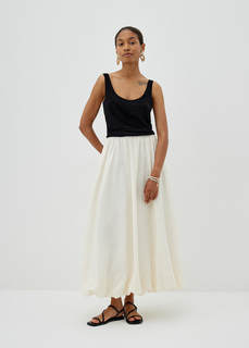 Юбка баллон NICEONE [Молочный, XS]