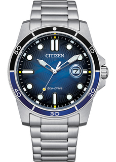 Японские наручные мужские часы Citizen AW1810-85L. Коллекция Eco-Drive