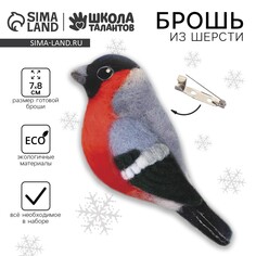Новогодний набор для создания броши из шерсти Школа талантов