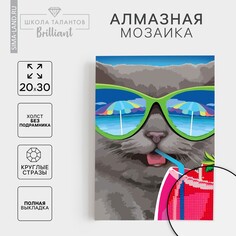 Алмазная мозаика с полным заполнением на холсте Школа талантов
