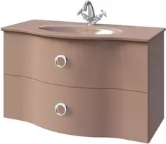 Тумба капучино глянец 85 см Caprigo Nokturn 1319-TP019