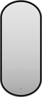 Зеркало Brevita Saturn SAT-Dro1-050-black 50x115 см, с LED-подсветкой, сенсорным выключателем, черный матовый
