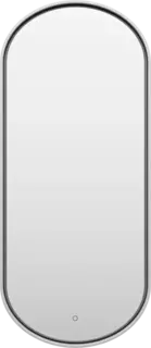 Зеркало Brevita Saturn SAT-Dro1-050-platinum 50x115 см, с LED-подсветкой, сенсорным выключателем, алюминий