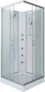 Душевая кабина 90x90x200 см Niagara NG-1101-14BKG матовое