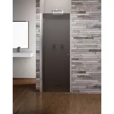 Душевая дверь Март Комфорт распашная тонированная 195x80 см Mart