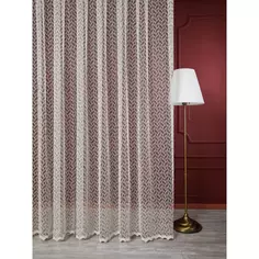 Тюль 1 м/п Бисер сетка 280 см цвет кремовый Elit Home